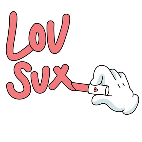 Love Sucks Character Transparent Png And Svg Vector File