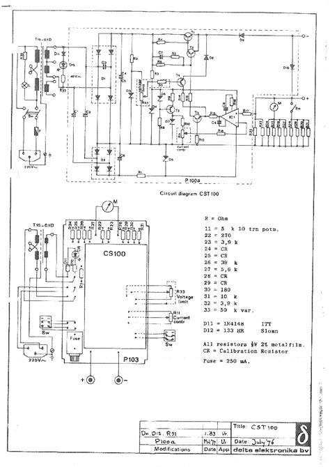 Delta Elektronika Cst 100 Power Supply Sm Service Manual Download