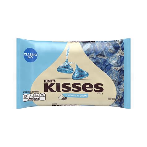 Hersheys Kisses Cookies N Creme Candy Classic Bag 105 Oz