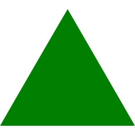 Green Triangle Icon Free Green Shape Icons