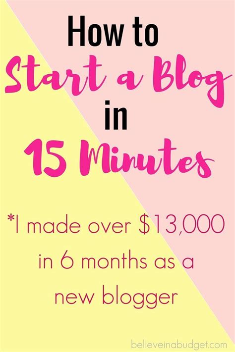How To Start A Blog Today Earn Money Online Fast How To Start A Blog
