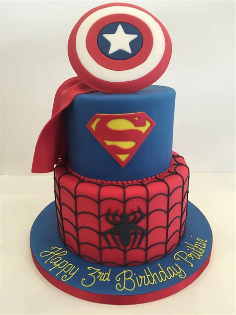 Superhero Birthday Cakes Cakes By Robin