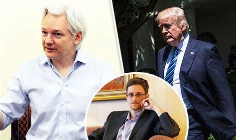 wikileaks edward snowden urges trump to drop charges on group and julian assange world news