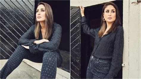 Kareena Kapoor Gives Formal Wear A Print On Print Twist And Pairs It With Bold Makeup For New