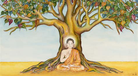 Buddha And The Bodhi Tree Soma Han