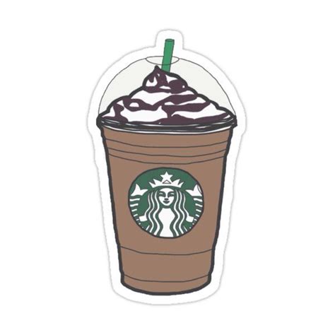 Starbucks Frappuccino Sticker By Aidan Murphy In 2021 Starbucks