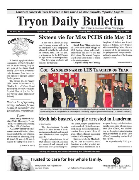 05 10 12 Daily Bulletin By Tryon Daily Bulletin Issuu
