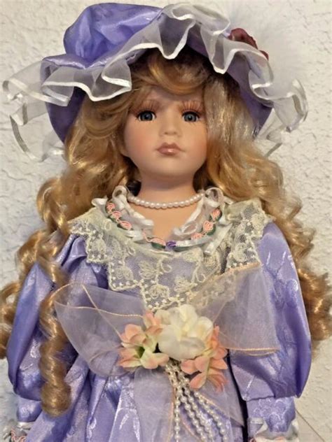 Ashley Belle Doll Named Agnes Made Of Fine Bisque Porcelain With Stand