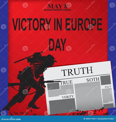 Victory In Europe Day Stock Illustration Illustration Of Courage