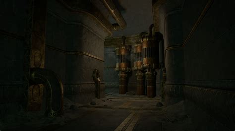 Artstation Dwemer Ruin Hallway Environment Elder Scrolls Online Fan Art