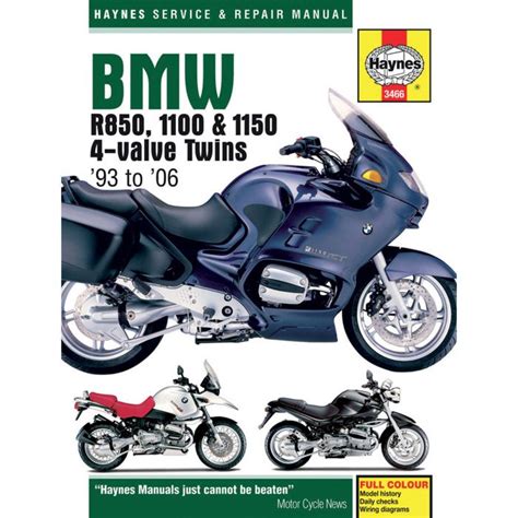 All authors have done their best to produce accurate information. Haynes Repair Manual - BMW R850/R1100/R1150 Models - 3466 | FortNine Canada