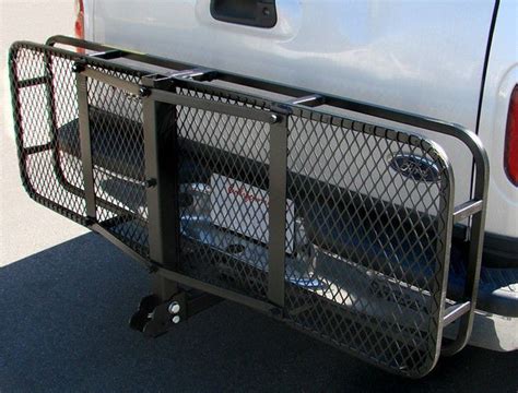 60 Folding Truck Car Cargo Carrier Basket Luggage Rack Hitch Hauler 2