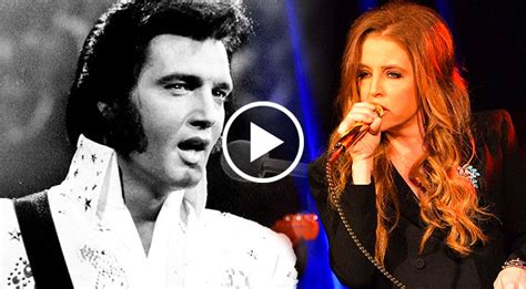 elvis presley and his daughter lisa marie presley singing in the gh