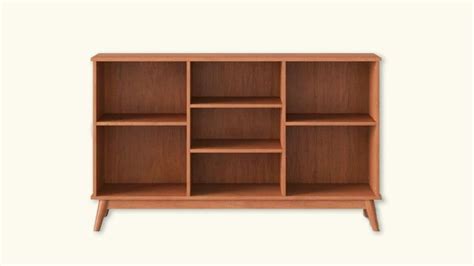 The Amherst Mid Century Modern Horizontal Bookcase Is The Perfect