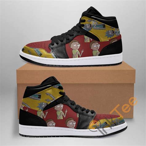 Rick And Morty Ha182 Custom Air Jordan Shoes