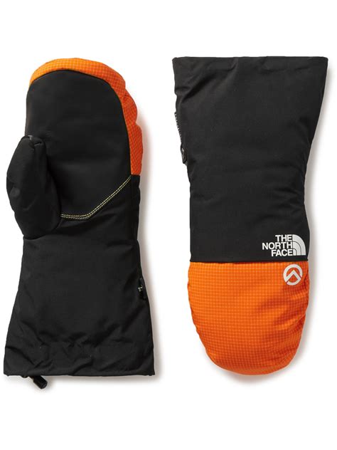 The North Face Summit Lupghar Leather Trimmed Futurelight Down Mittens