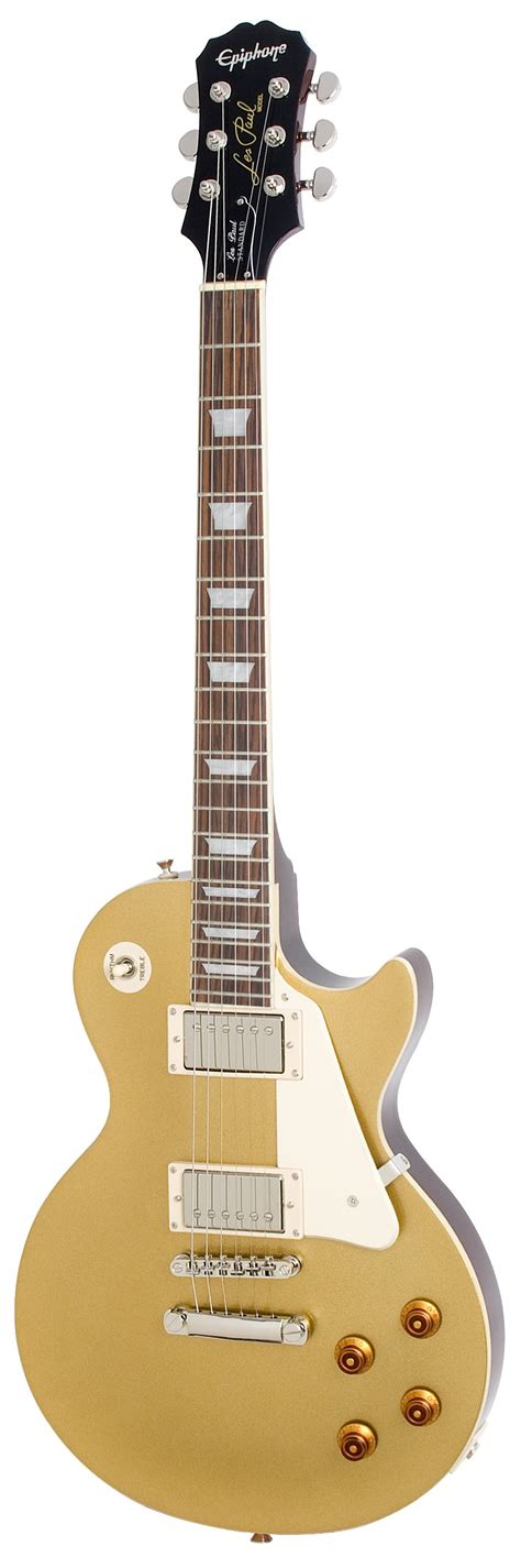 Buy Epiphone Les Paul Standard Electric Guitar Metallic Gold Online At