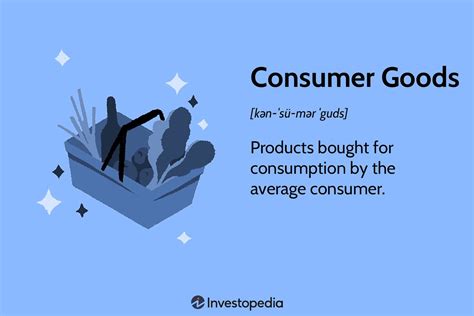 Consumer Goods Meaning Types And Examples What Are The Different