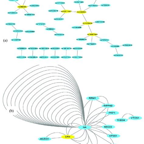 2 Way Snp And A Representative Gene Network A There Are 35 Edges And