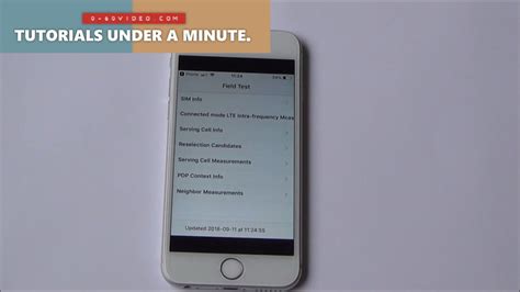 How To Enter Field Test Mode Apple Iphone Youtube
