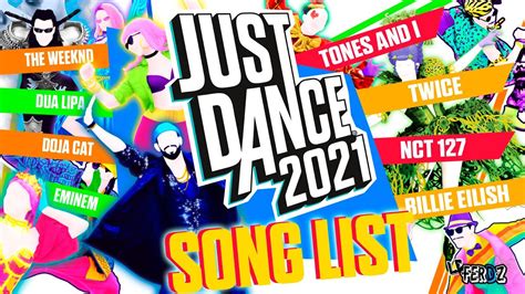 Just Dance 2021 Song List Complete Youtube