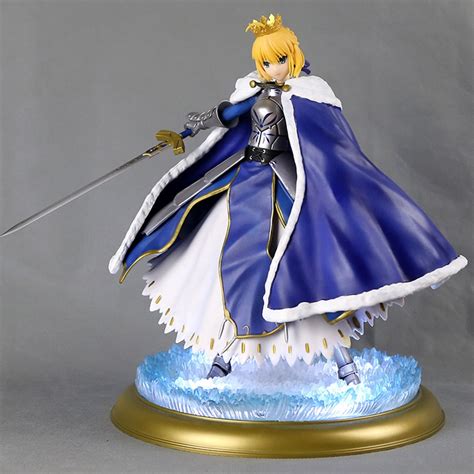 Fate Stay Night Saber Action Figure Light Winter Dress Deluxe Ver