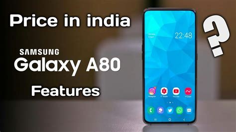 Compare prices before buying online. SAMSUNG GALAXY A80 First Look || Samsung Galaxy A80 Price ...