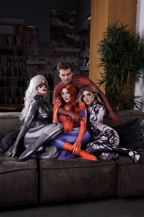 spider man s girlfriends by kamiko zero on deviantart