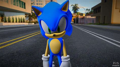 Sonic Frontiers Sonic The Hedgehog For Gta San Andreas