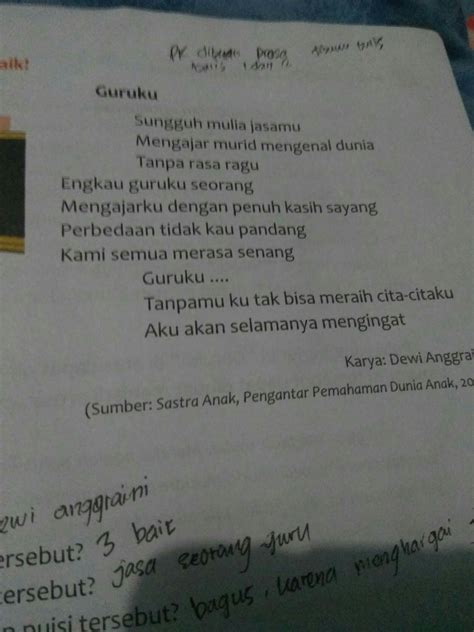 Contoh Puisi Cita Cita Menjadi Guru