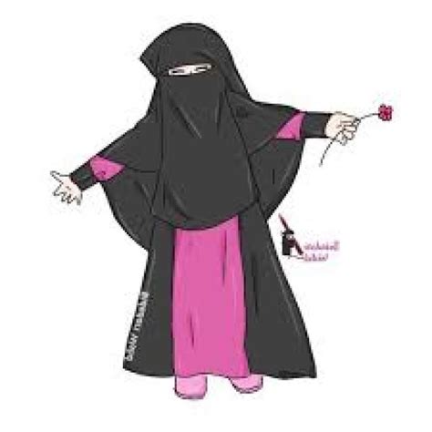 Inspirasi Muslimah Kartun Bercadar 9fdy 75 Gambar Kartun Muslimah