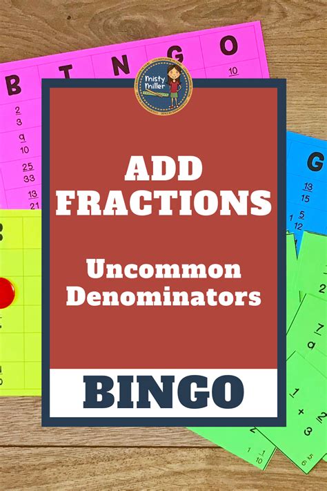 There's no doubt that fractions are difficult to deal with especially when you by following my examples, step by step, you will quickly learn how to add fractions with unlike denominators. Adding Fractions Uncommon Denominators Bingo in 2020 | Learning worksheets, Uncommon ...