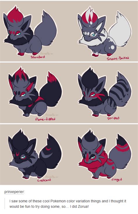 zorua variation pokemon variants know your meme