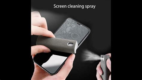 2 In 1 Phone Screen Cleaner Spray Portable Tablet Mobile Pc Screen