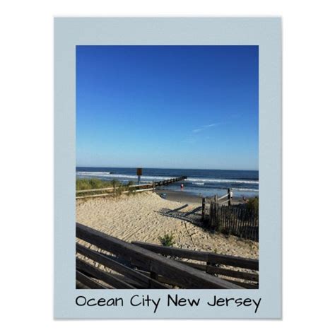 Beach Ocean City New Jersey Poster