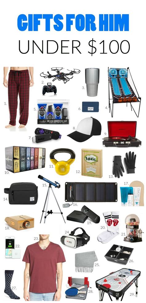 What to get boyfriend for one year while still being thoughtful and romantic? Gift Ideas for Him Under $100 | Best gifts for him ...