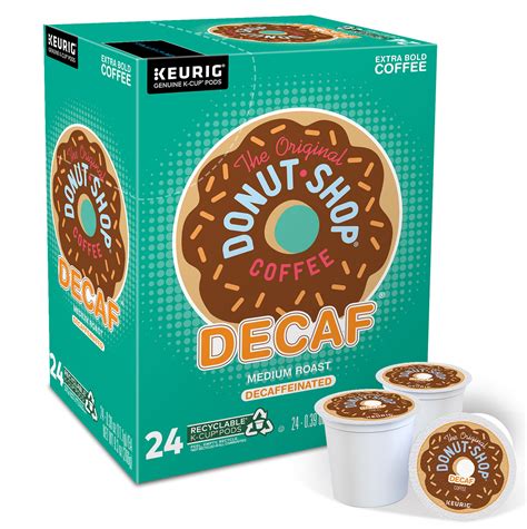 The Original Donut Shop Decaf K Cup Pods Medium Roast Count For