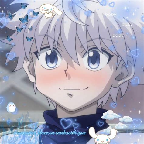 Killua Zoldyck Soft Blue Anime Shadow Blue Anime Aesthetic Anime