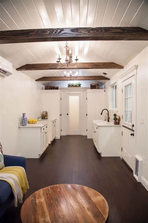 Check out these small house pictures and plans that maximize both function and style! The English Cottage Tiny Home: A Huge Tiny House on Wheels!