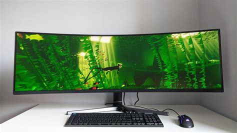 A Photo Of Abzu Running On An Ultrawide Gaming Monitor