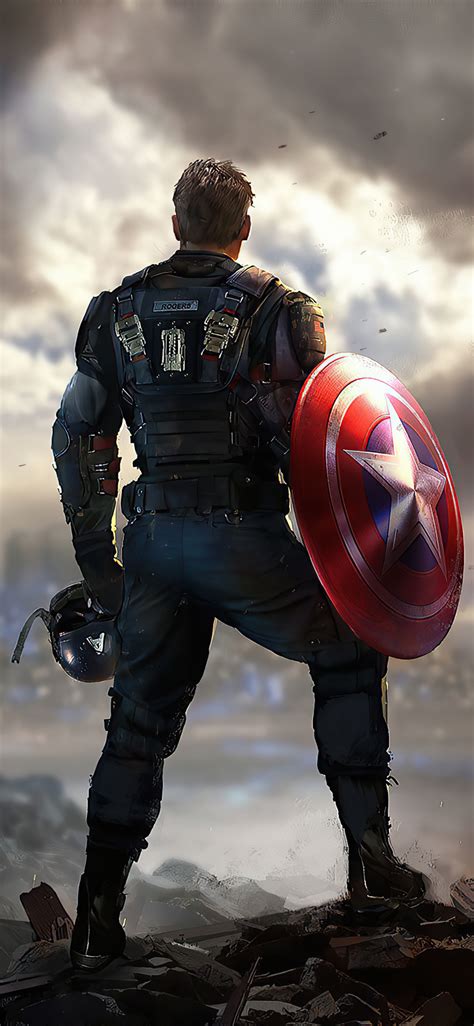 1125x2436 Captain America Marvels Avengers 4k Iphone Xsiphone 10