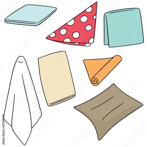 Vector Set Of Napkin Stock Image And Royalty Free Vector Files On