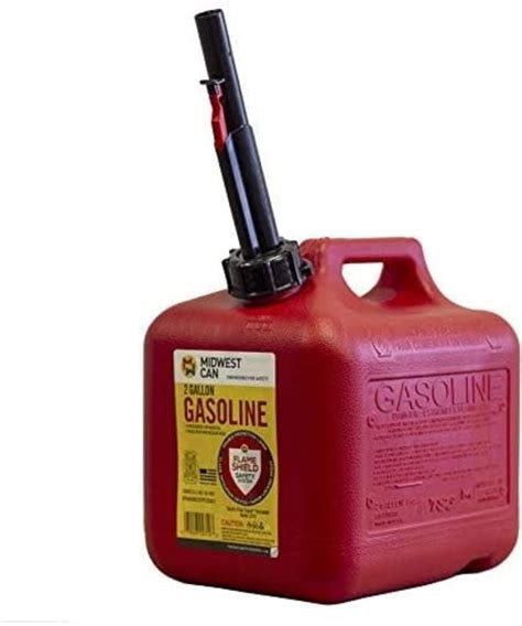 Midwest Can Gasoline Can Quick Flow Spout Auto Shut Off 2 Gallons