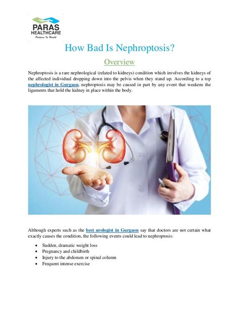 How Bad Is Nephroptosis