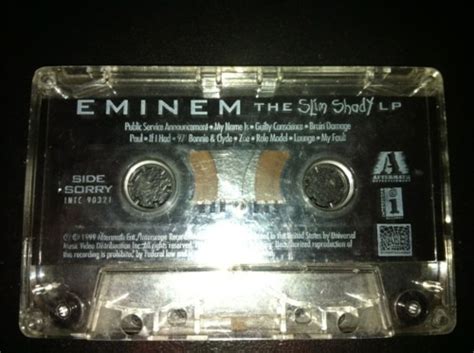 Cassette Tape Of Eninem Eminem Cassette Tapes 90s Hiphop