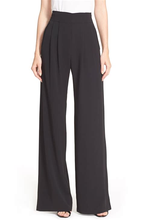 Parker Eldora High Waist Wide Leg Pleated Pants Nordstrom