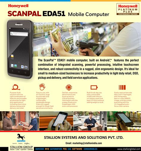 Honeywell Scanpal™ Eda51 Mobile Computer Stallion Group Technology