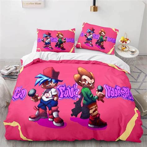 Friday Night Funkin Cosplay Bedding Sets Duvet Covers Bed Sheets Dreamrooma