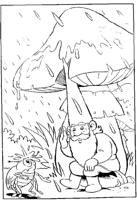 Gnome Coloring Pages Coloring Home