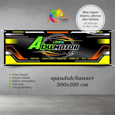 Desain Spanduk Bengkel Racing Homecare